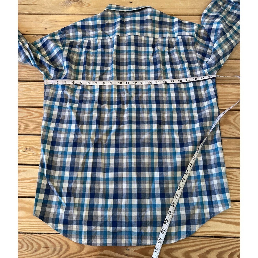 Pendleton Check Button Down Shirt Size Large Men’… - image 5